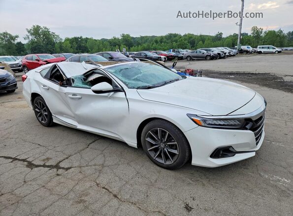 1HGCV1F54MA119663 2021 HONDA ACCORD White წინა მარჯვენა