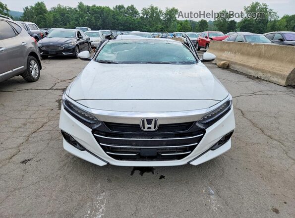 1HGCV1F54MA119663 2021 HONDA ACCORD White წინა ხედი