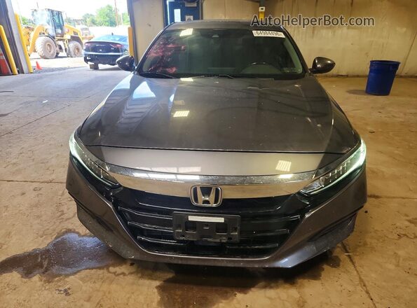 1HGCV1F55JA025951 2018 HONDA ACCORD Gray Widok z przodu
