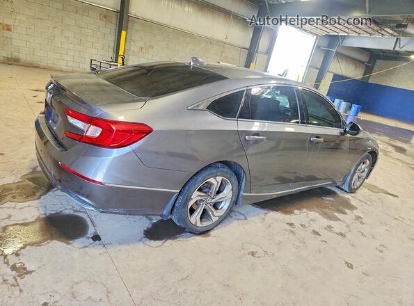 1HGCV1F55JA025951 2018 HONDA ACCORD Gray Tył prawy