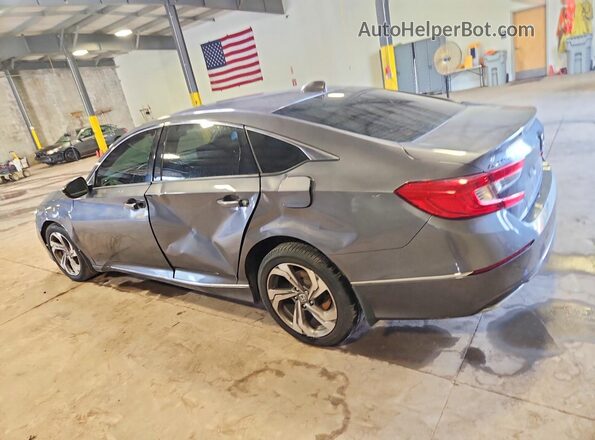 1HGCV1F55JA025951 2018 HONDA ACCORD Gray Tył lewy