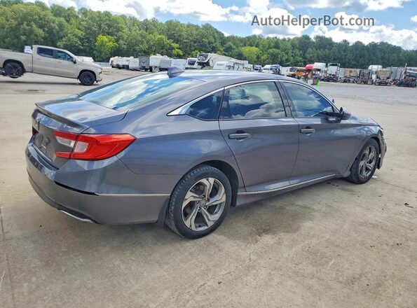 1HGCV1F55JA131915 2018 HONDA ACCORD Gray Trasero derecho