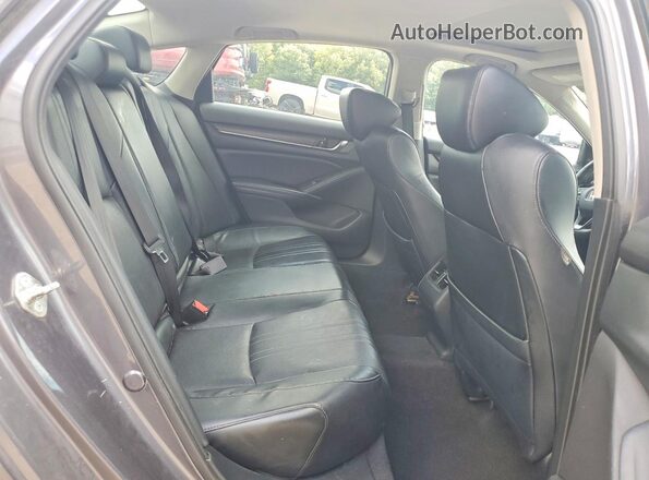 1HGCV1F55JA131915 2018 HONDA ACCORD Gray Vista de los asientos traseros