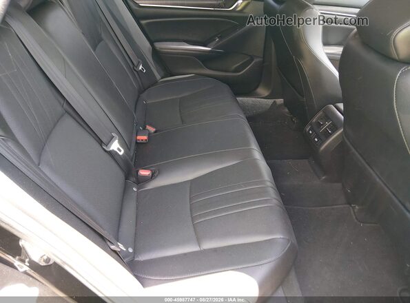 1HGCV1F55MA060624 2021 HONDA ACCORD Black VIN კოდის სტიკერის ხედი