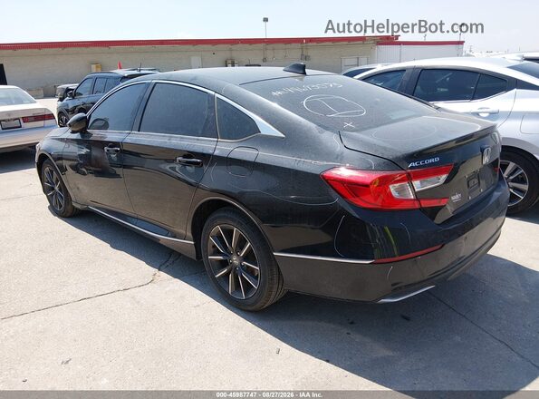 1HGCV1F55MA060624 2021 HONDA ACCORD Black უკანა მარცხენა