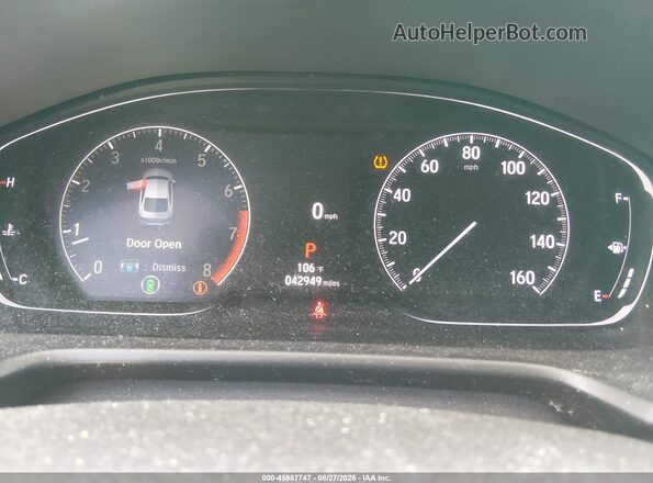 1HGCV1F55MA060624 2021 HONDA ACCORD Black უკანა სავარძლების ხედი