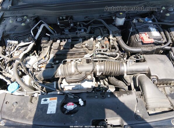 1HGCV1F55MA060624 2021 HONDA ACCORD Black უკანა ხედი