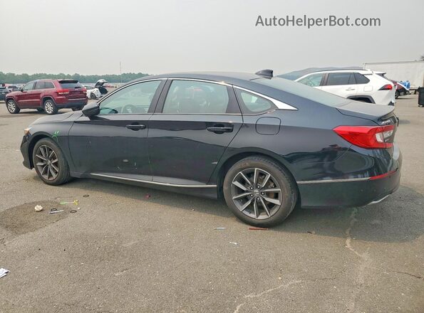 1HGCV1F55NA026488 2022 HONDA ACCORD Black უკანა მარცხენა