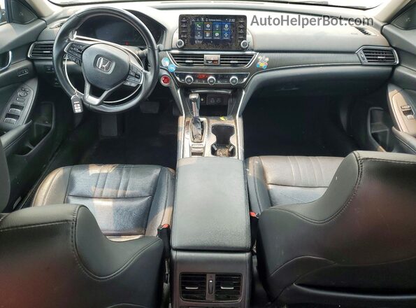 1HGCV1F55NA026488 2022 HONDA ACCORD Black წინა პანელის ხედი