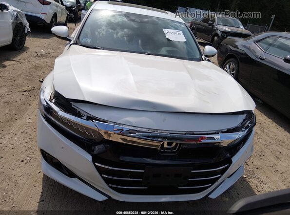 1HGCV1F55NA027446 2022 HONDA ACCORD White Вид щитка приладів