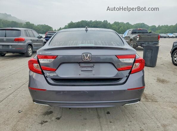 1HGCV1F55NA048992 2022 HONDA ACCORD Gray Rear view