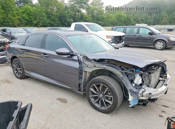 1HGCV1F55NA048992 2022 HONDA ACCORD Gray Front right