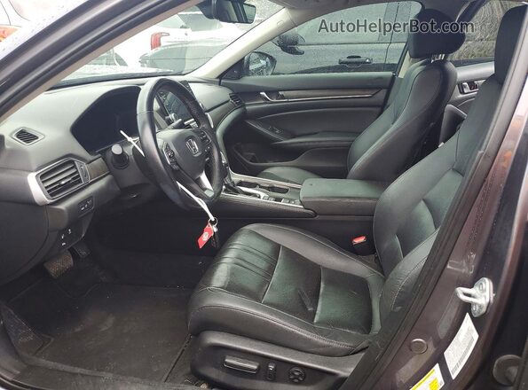 1HGCV1F55NA048992 2022 HONDA ACCORD Gray Front interior view