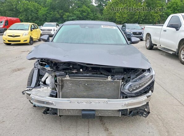 1HGCV1F55NA048992 2022 HONDA ACCORD Gray Front view