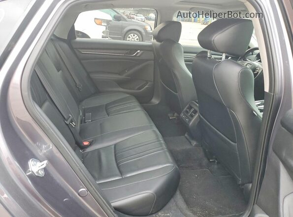 1HGCV1F55NA048992 2022 HONDA ACCORD Gray Rear seats view