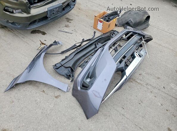 1HGCV1F55NA048992 2022 HONDA ACCORD Gray Engine compartment view