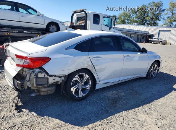 1HGCV1F56JA037204 2018 HONDA ACCORD White Հետևի աջ