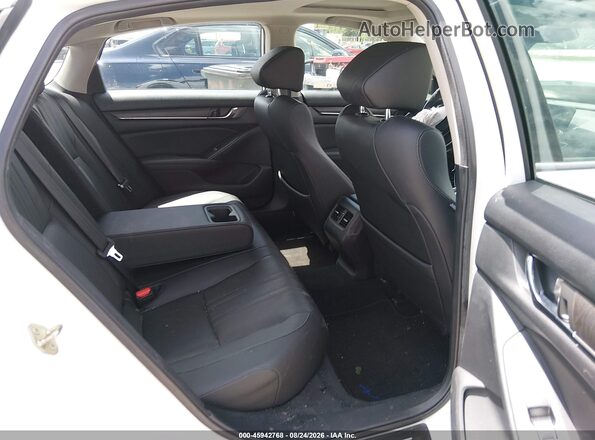 1HGCV1F56KA094293 2019 HONDA ACCORD White Widok naklejki z numerem VIN
