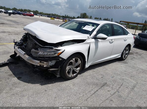 1HGCV1F56KA094293 2019 HONDA ACCORD White Przód lewy