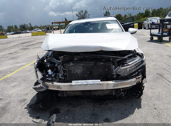 1HGCV1F56KA094293 2019 HONDA ACCORD White Widok wnętrza z tyłu