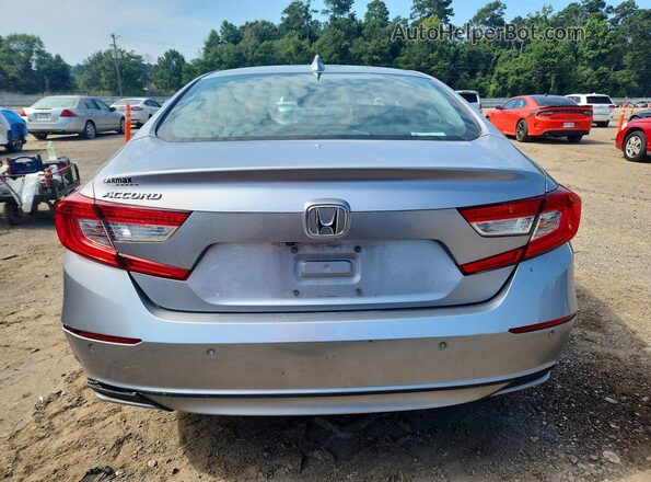 1HGCV1F56MA069171 2021 HONDA ACCORD Gray Вид ззаду