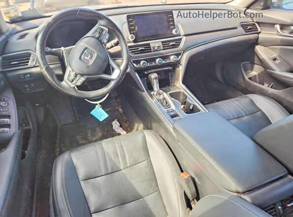 1HGCV1F56MA069171 2021 HONDA ACCORD Gray Вид панелі приладів