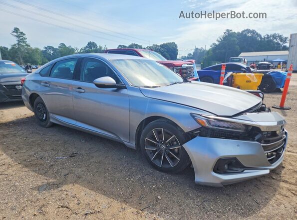 1HGCV1F56MA069171 2021 HONDA ACCORD Gray Передня права чверть