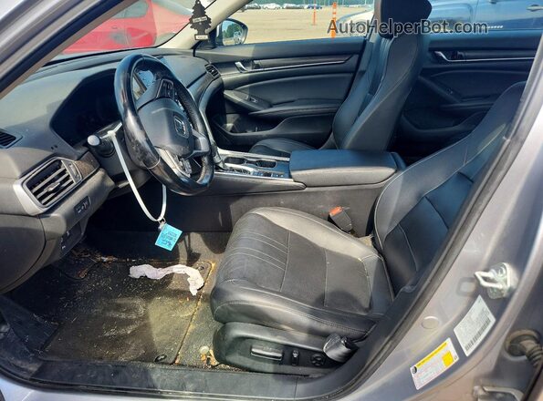 1HGCV1F56MA069171 2021 HONDA ACCORD Gray Вид салону спереду