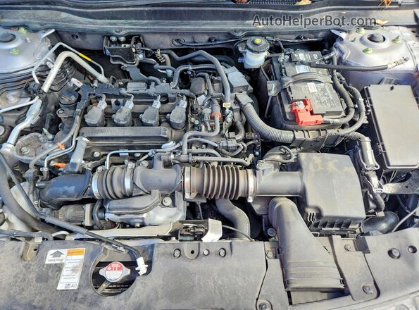 1HGCV1F56MA069171 2021 HONDA ACCORD Gray Вид задньої частини салону