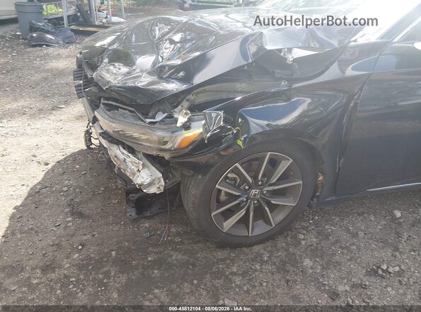 1HGCV1F56MA090067 2021 HONDA ACCORD Black წინა ხედი