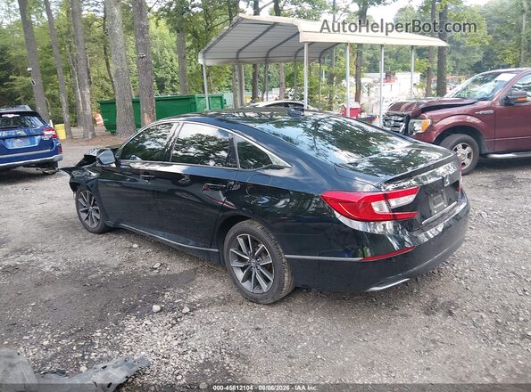 1HGCV1F56MA090067 2021 HONDA ACCORD Black უკანა მარცხენა