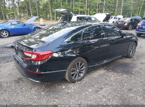 1HGCV1F56MA090067 2021 HONDA ACCORD Black უკანა მარჯვენა