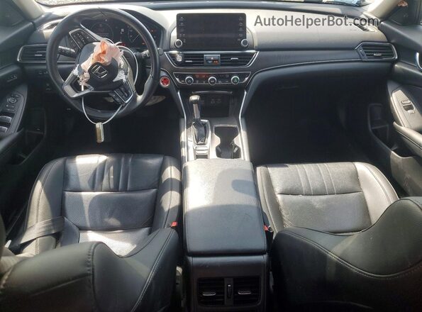 1HGCV1F56MA121611 2021 HONDA ACCORD White Առջևի վահանակի տեսք
