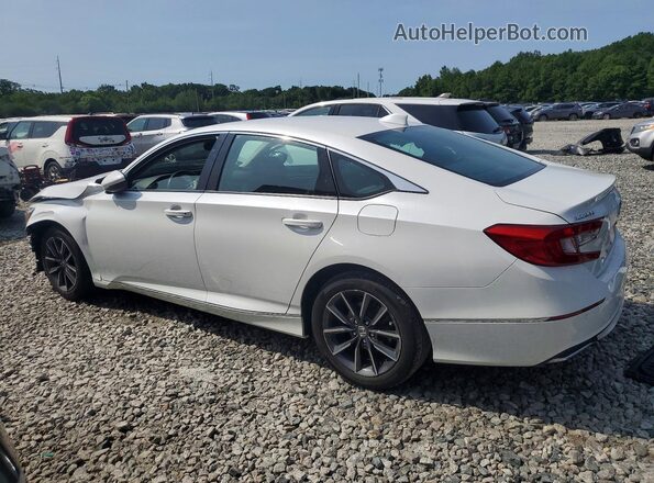 1HGCV1F56MA121611 2021 HONDA ACCORD White Հետևի ձախ