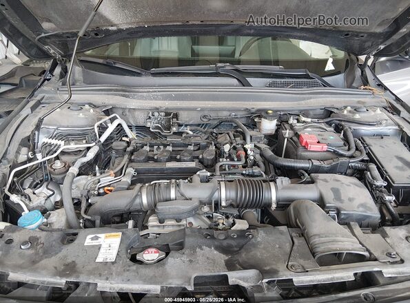 1HGCV1F57JA127705 2018 HONDA ACCORD Gray Vista trasera