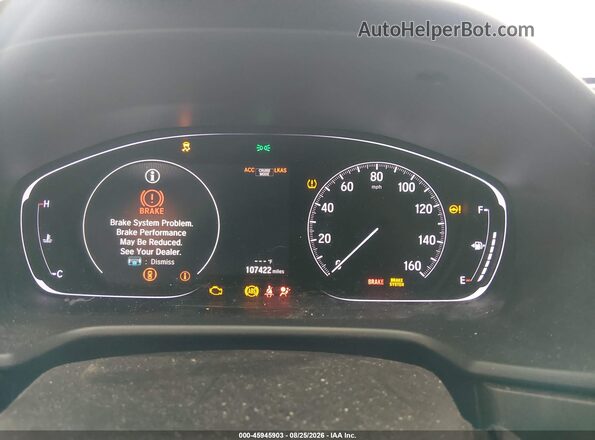 1HGCV1F57JA127705 2018 HONDA ACCORD Gray Vista de los asientos traseros