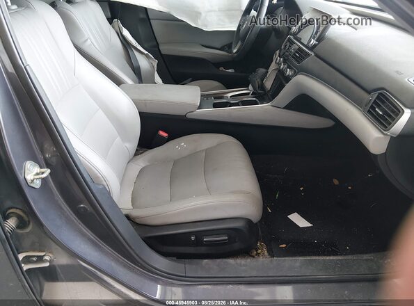1HGCV1F57JA127705 2018 HONDA ACCORD Gray Vista interior delantera