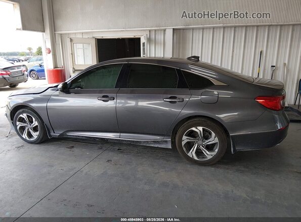 1HGCV1F57JA127705 2018 HONDA ACCORD Gray Vista interior trasera