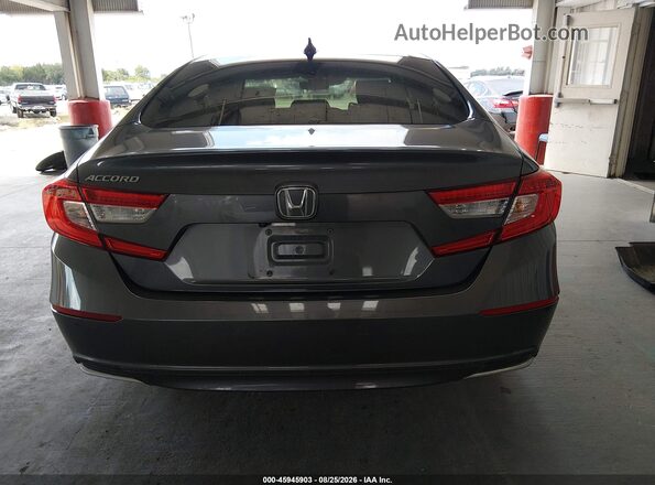 1HGCV1F57JA127705 2018 HONDA ACCORD Gray 