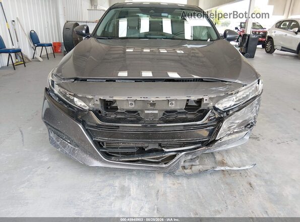 1HGCV1F57JA127705 2018 HONDA ACCORD Gray Vista del salpicadero