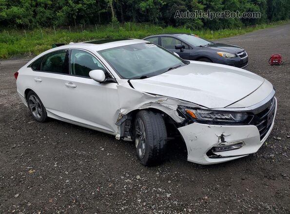 1HGCV1F57JA234172 2018 HONDA ACCORD White წინა მარჯვენა