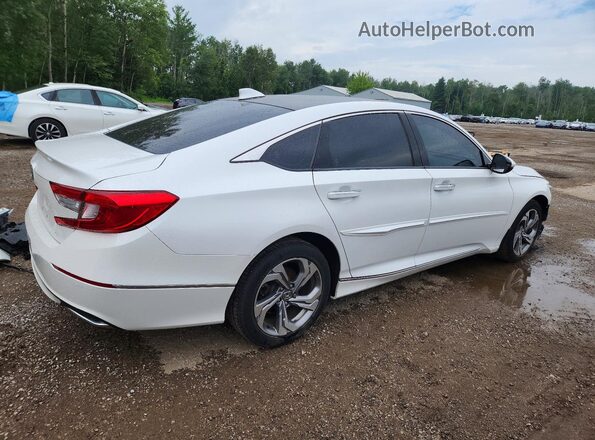 1HGCV1F57JA804851 2018 HONDA ACCORD White Задня права чверть