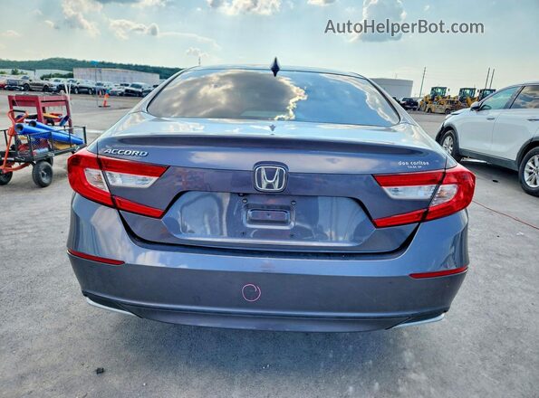 1HGCV1F57KA054160 2019 HONDA ACCORD Gray Vista trasera