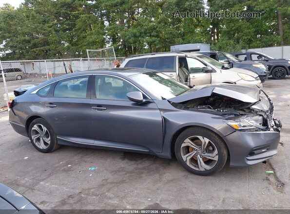 1HGCV1F57LA075494 2020 HONDA ACCORD Gray უკანა სალონის ხედი