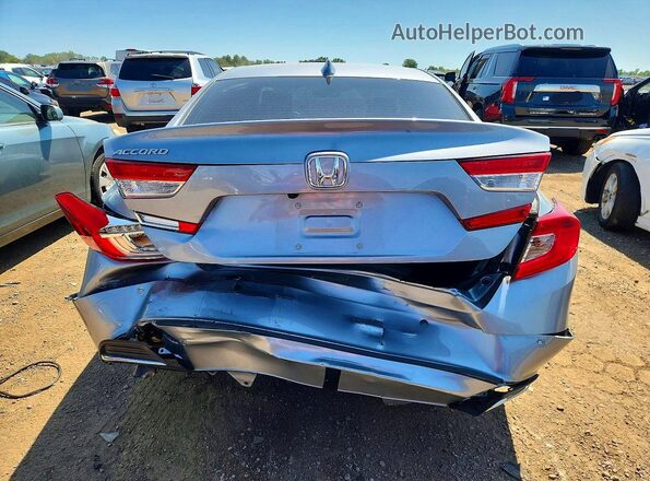 1HGCV1F57MA027415 2021 HONDA ACCORD Silver Widok z tyłu