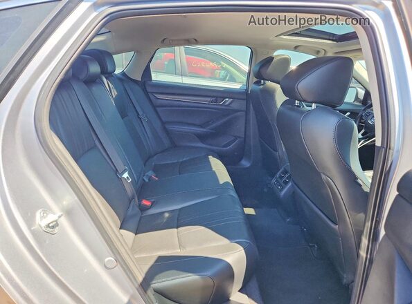 1HGCV1F57MA027415 2021 HONDA ACCORD Silver Widok tylnych siedzeń