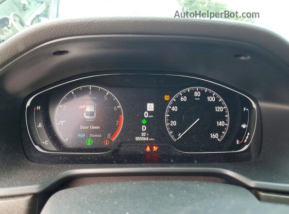 1HGCV1F57NA023768 2022 HONDA ACCORD Black Instrument cluster view