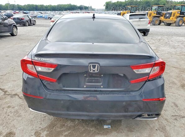 1HGCV1F57NA023768 2022 HONDA ACCORD Black Rear view