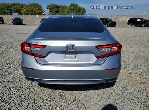 1HGCV1F58JA008612 2018 HONDA ACCORD Silver Հետևի տեսք