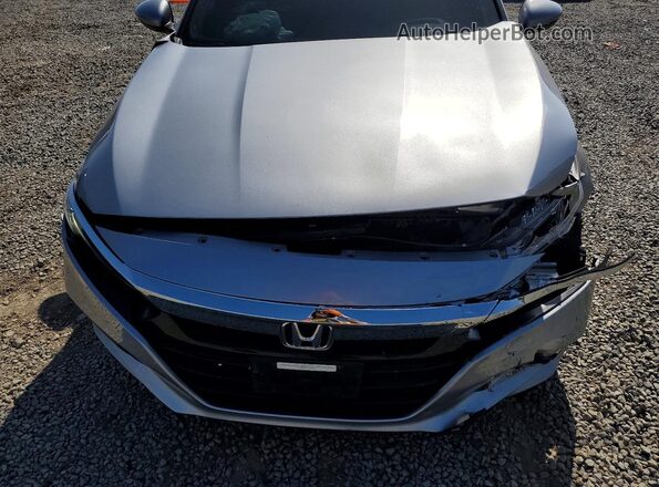 1HGCV1F58JA008612 2018 HONDA ACCORD Silver Սալոնի հետևի տեսք